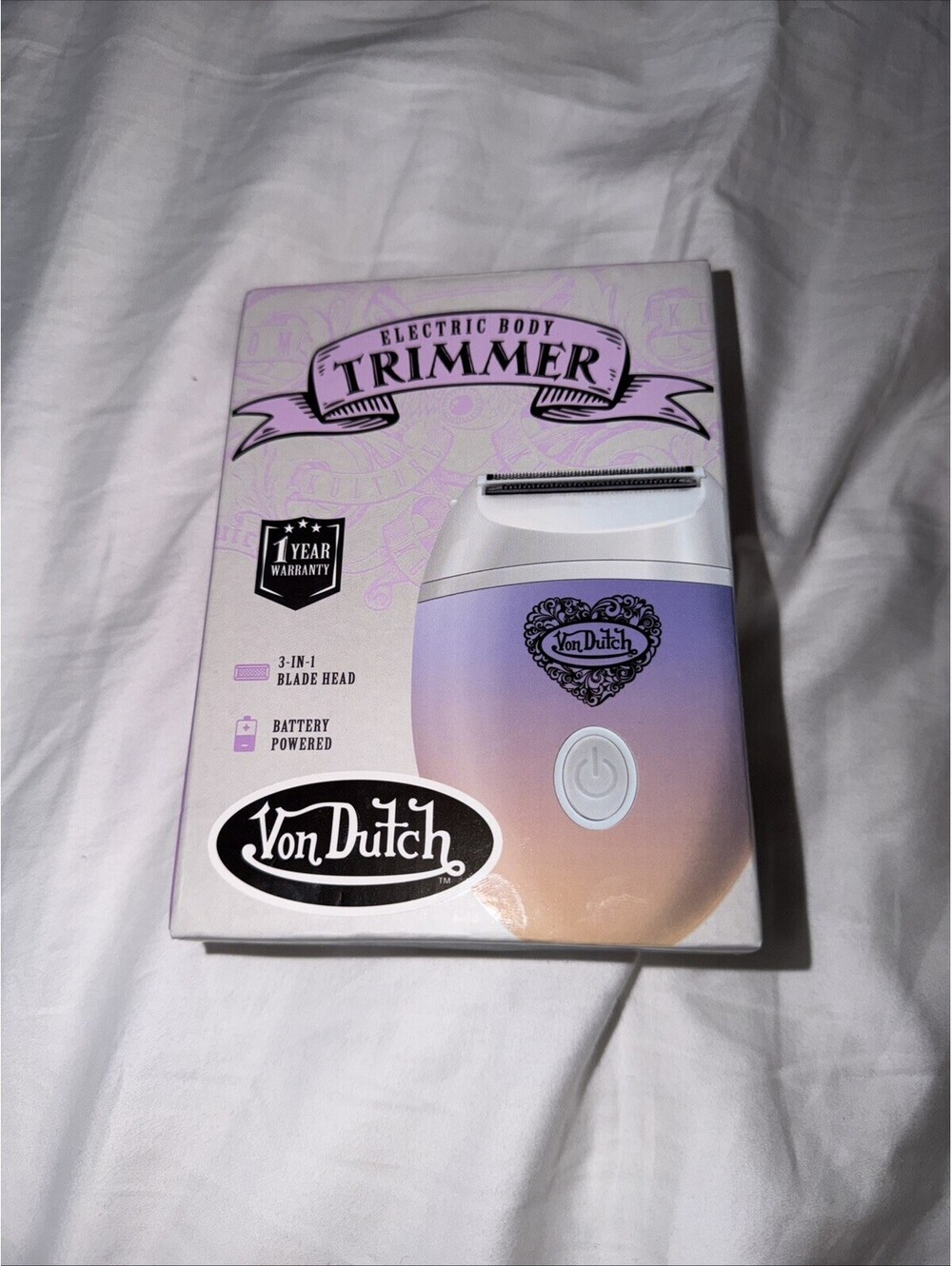 Von Dutch Women's Electric Body  trimmer , Battery Operated